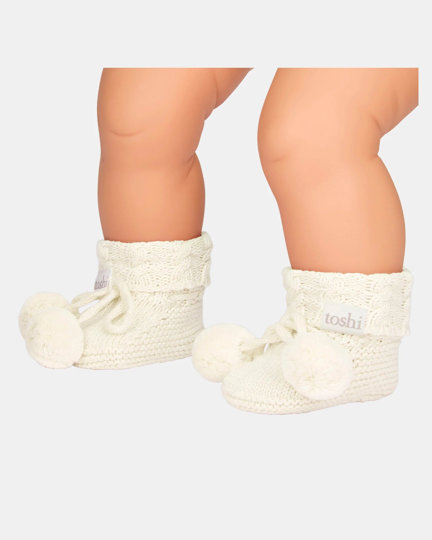Organic Booties Yummy / Cream