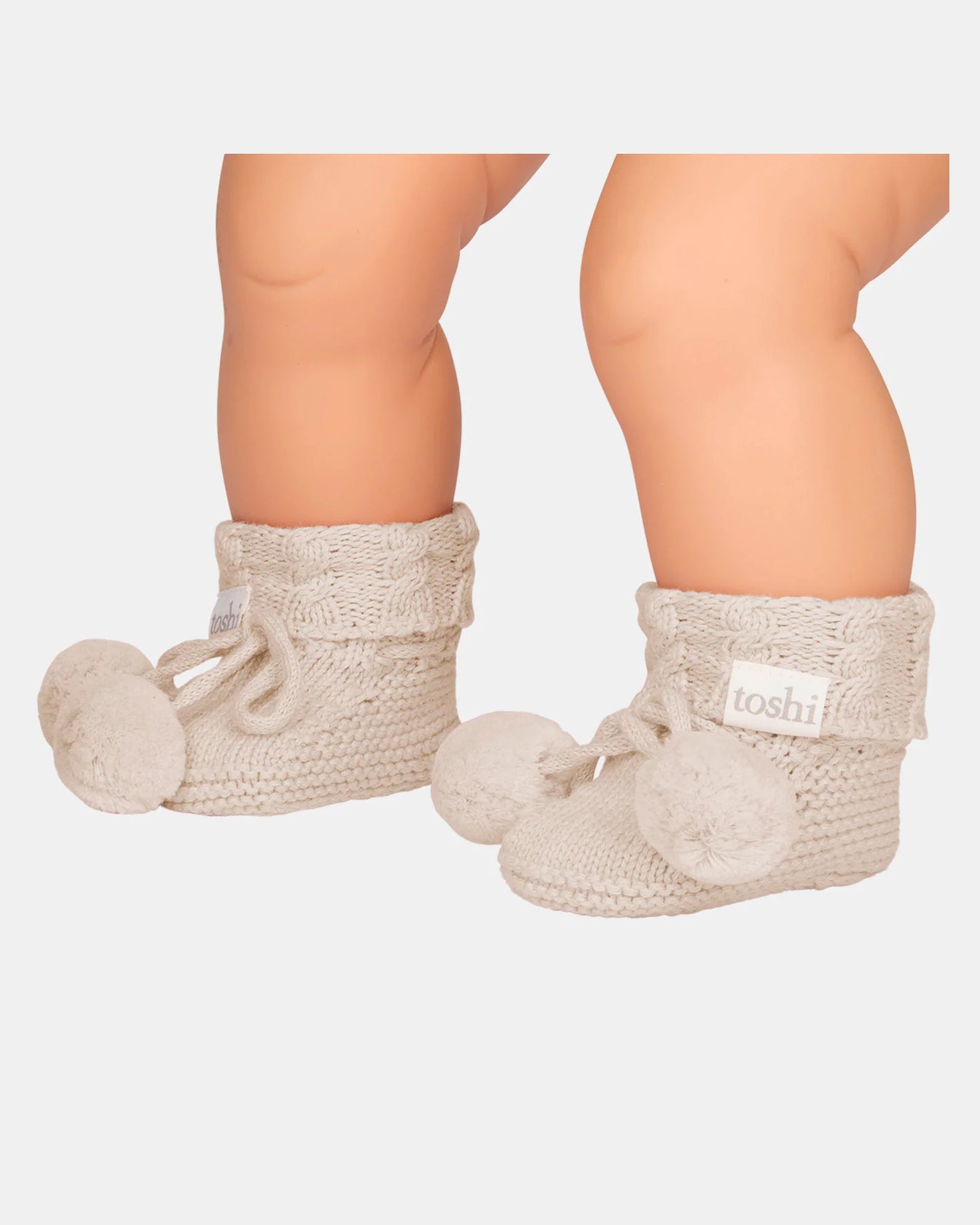 Organic Booties Yummy / Oatmeal