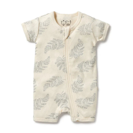 Forever Ferns Boyleg Zipsuit
