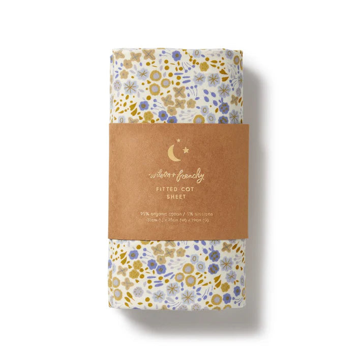 Organic Fitted Cot Sheet | Little Meadow