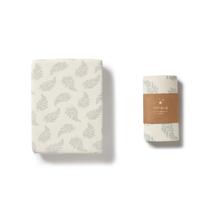 Organic Fitted Bassinet Sheet | Forever Ferns