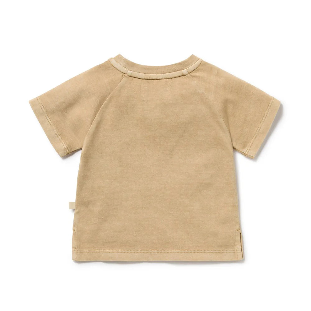 Organic Dyed Tee / Sahara
