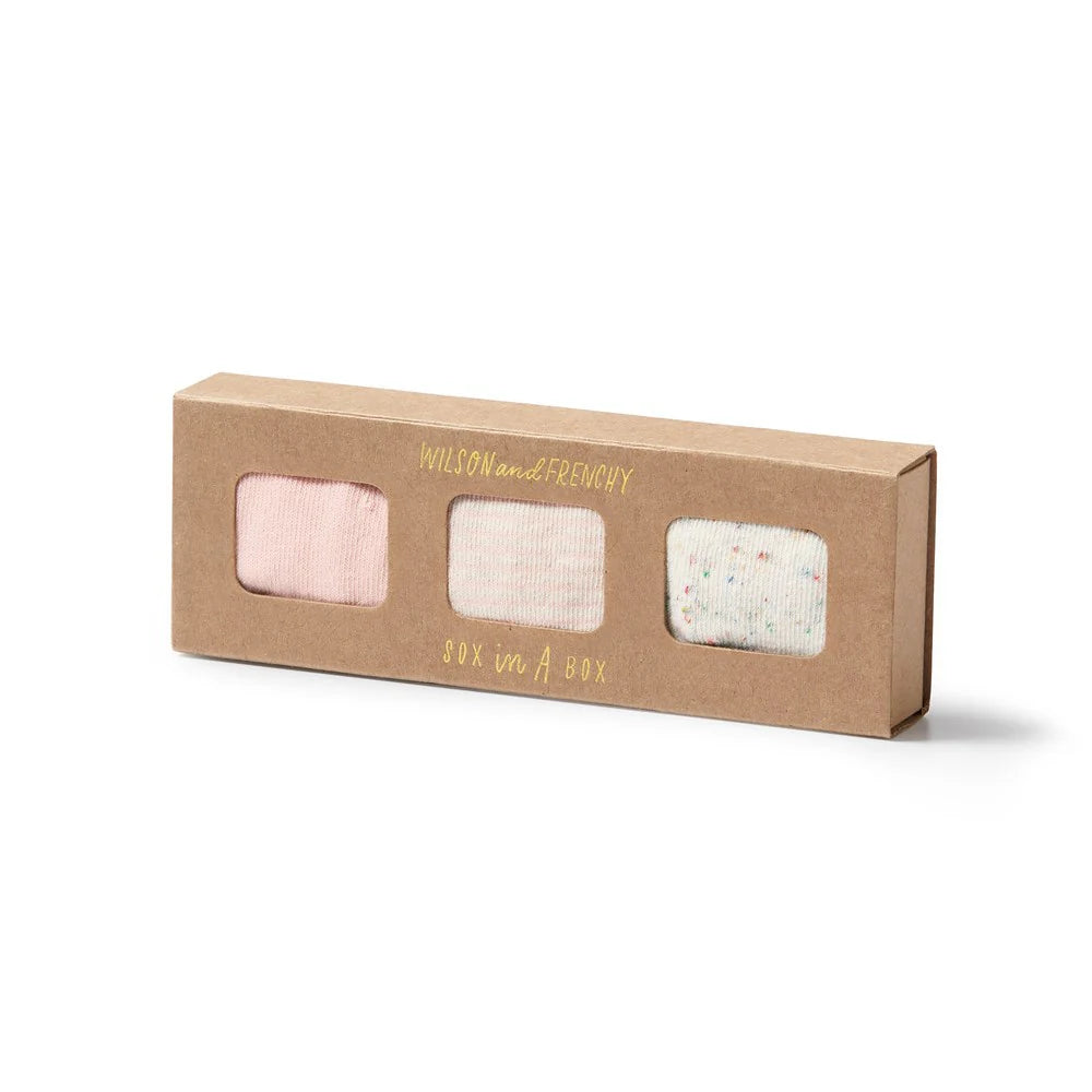 Baby Socks / 3 Pack - Cantaloupe