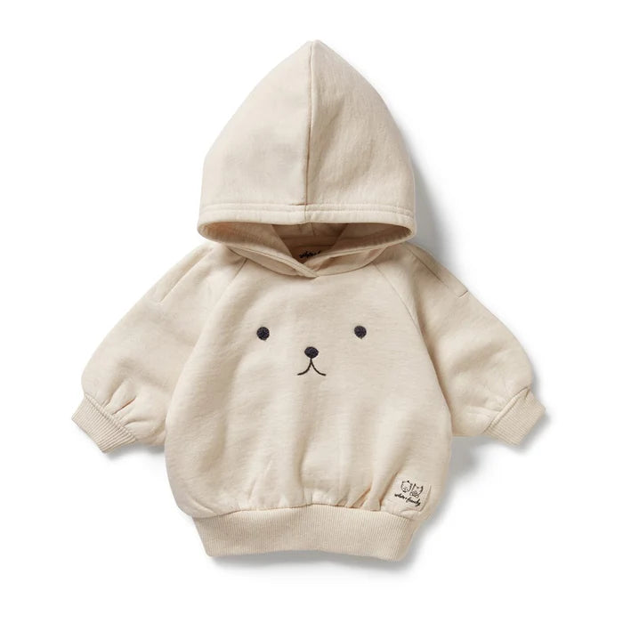 Organic Terry Hooded Sweat | Oatmeal