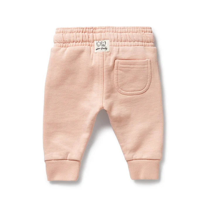 Organic Terry Sweat Pant | Blush