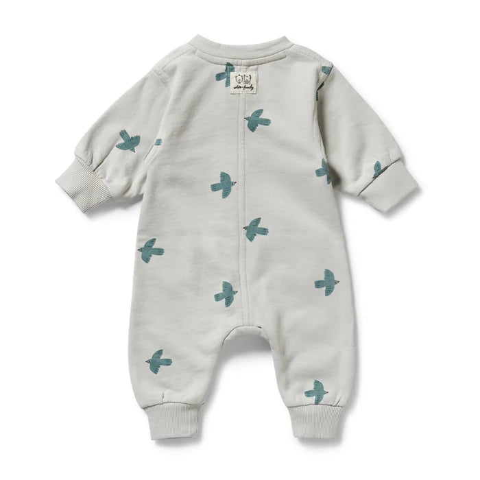 Organic Terry Growsuit | Little Sparrow