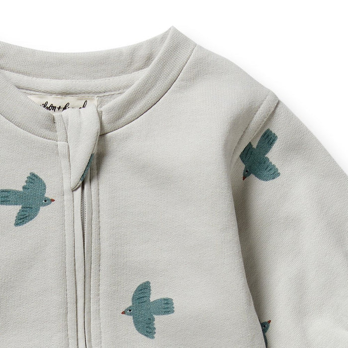 Organic Terry Growsuit | Little Sparrow
