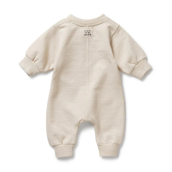 Organic Terry Growsuit | Oatmeal