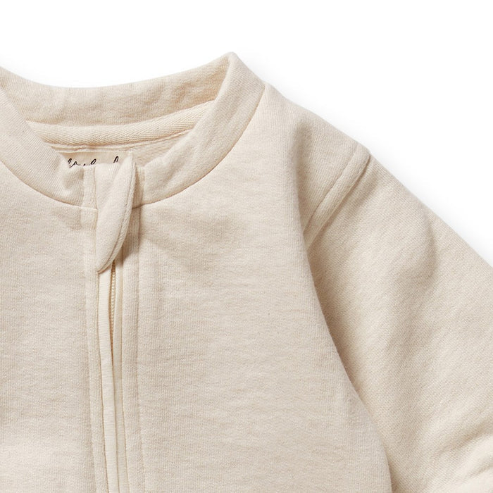 Organic Terry Growsuit | Oatmeal
