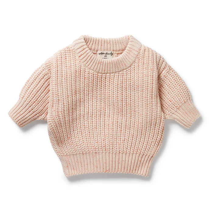 Organic Knitted Jumper | Fairy Floss