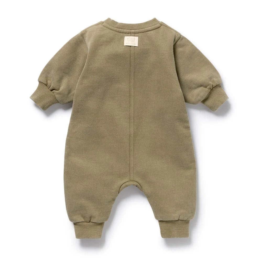 Organic Terry Growsuit / Olive