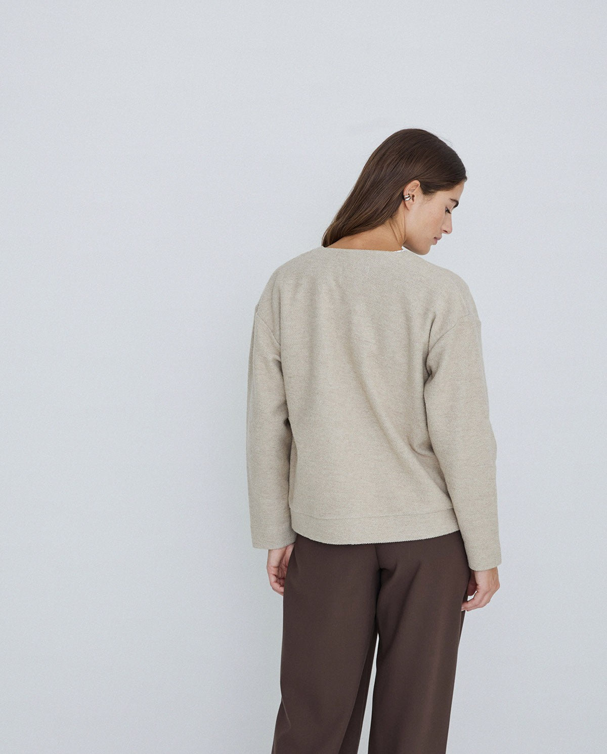 Knit Cardigan | Beige