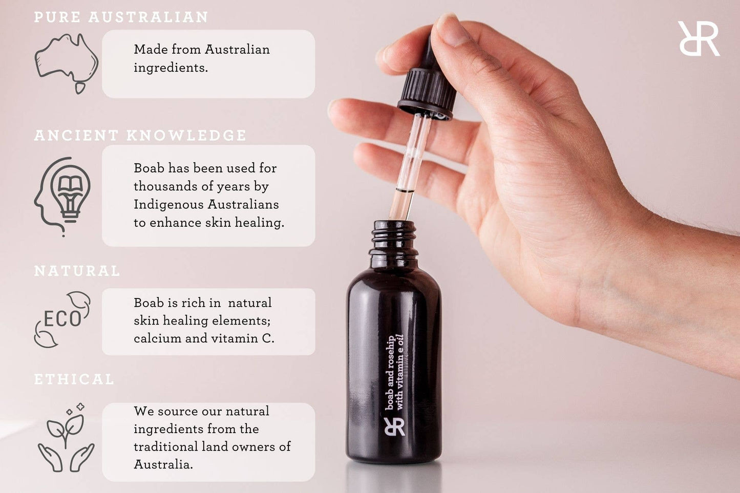 Boab And Rosehip With Vitamin E Oil
