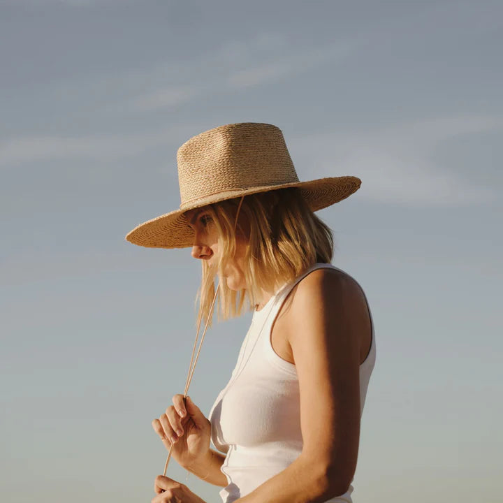 Summer Hat / Wide Brim - Austin Sand