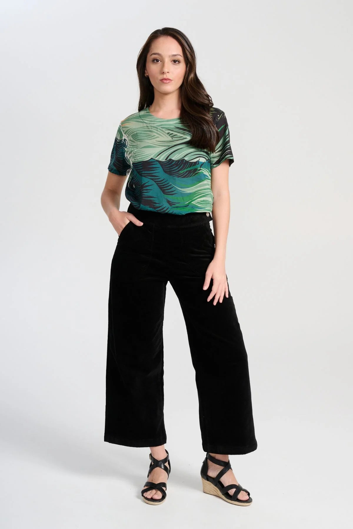 Peggy Paris Pants Soft Velvet | Black