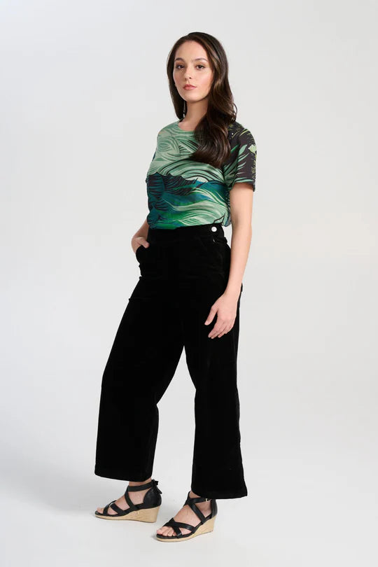 Peggy Paris Pants Soft Velvet | Black