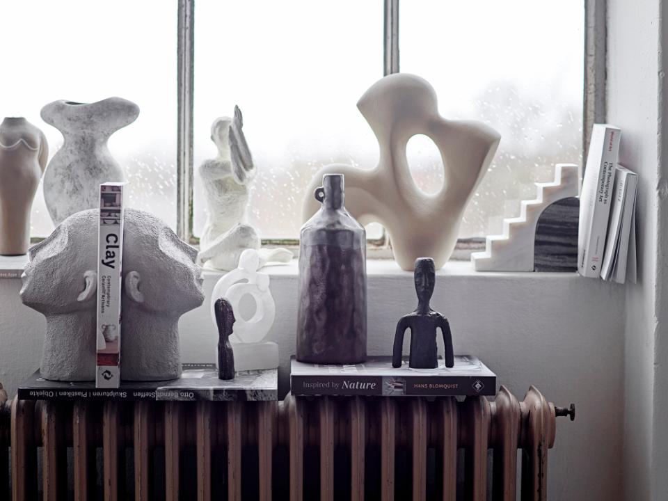 Baldur Bookend | Grey Polyresin