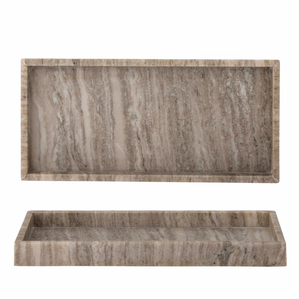 Majsa Marble Tray | Brown