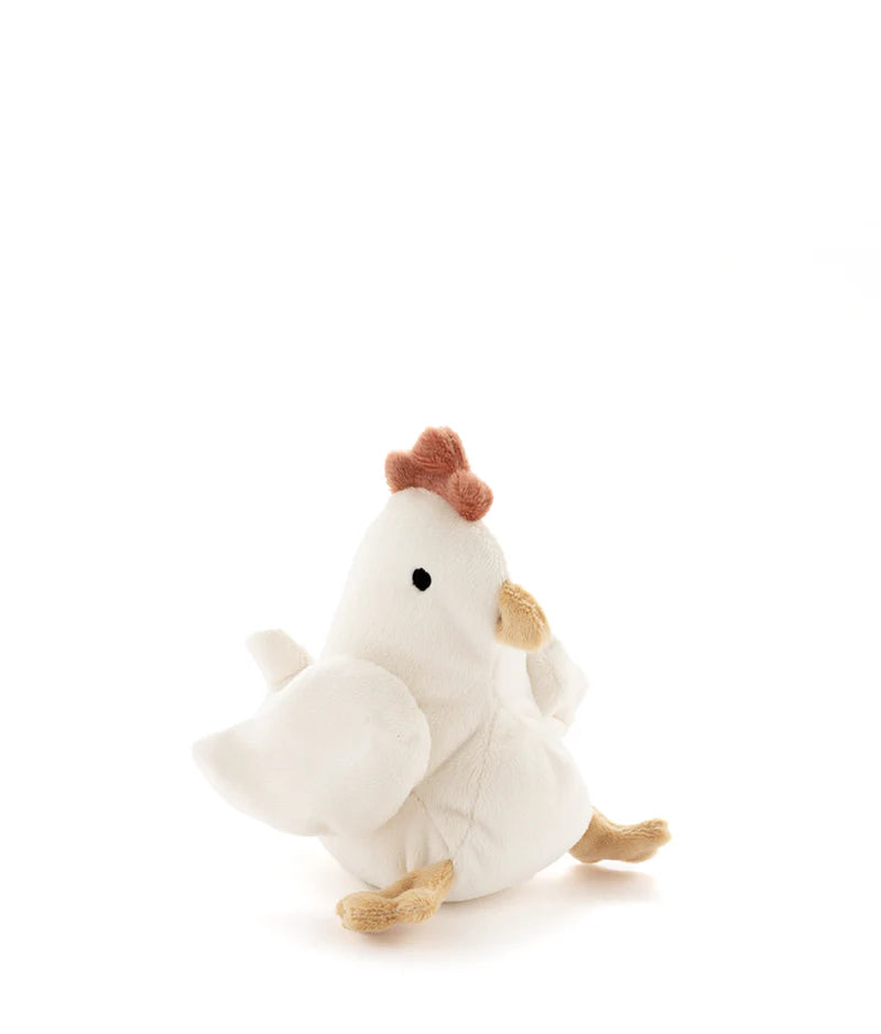 Henrietta Hen Rattle | Cream