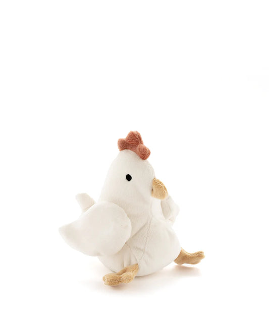 Henrietta Hen Rattle | Cream