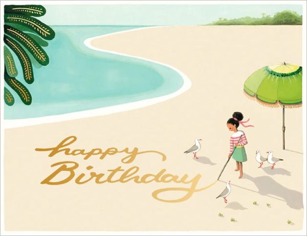 Sand Writing Birthday