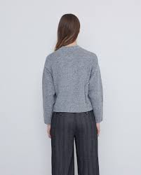 Wool Cardigan Buttons | Grey