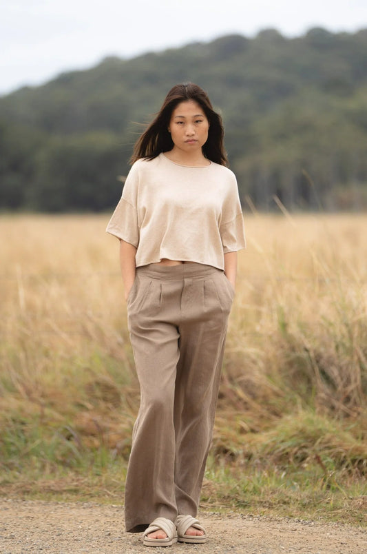 Addison Knit Top | Neutral
