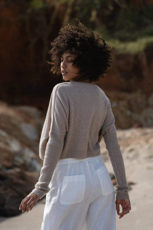 New Mirin Cashmere Knit | Oatmeal