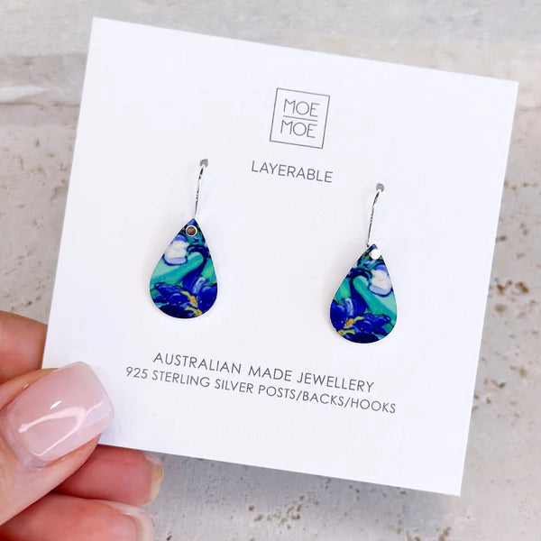 Van Gogh Irises Mini Tear Drops