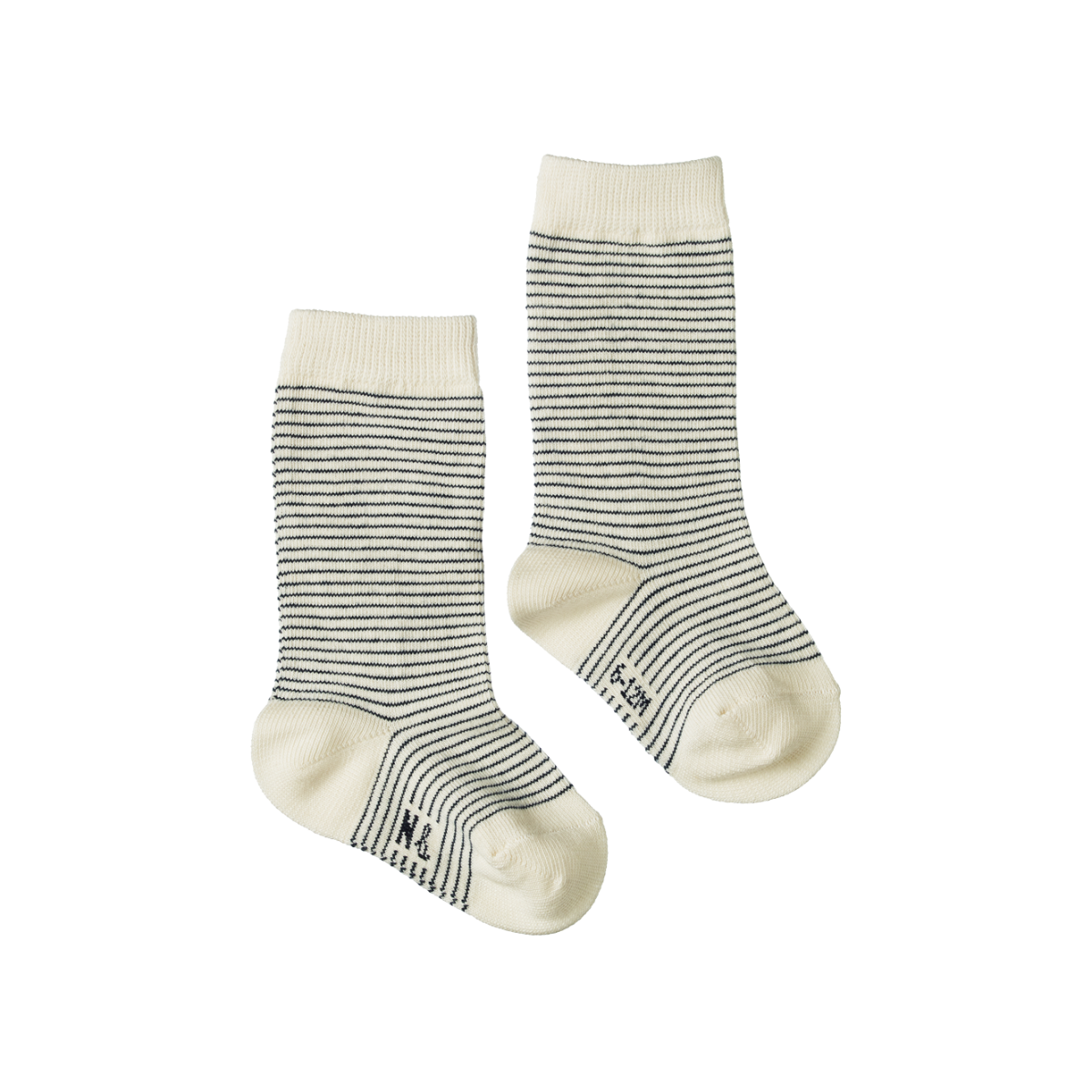 Socks / Organic Cotton - Navy Stripe