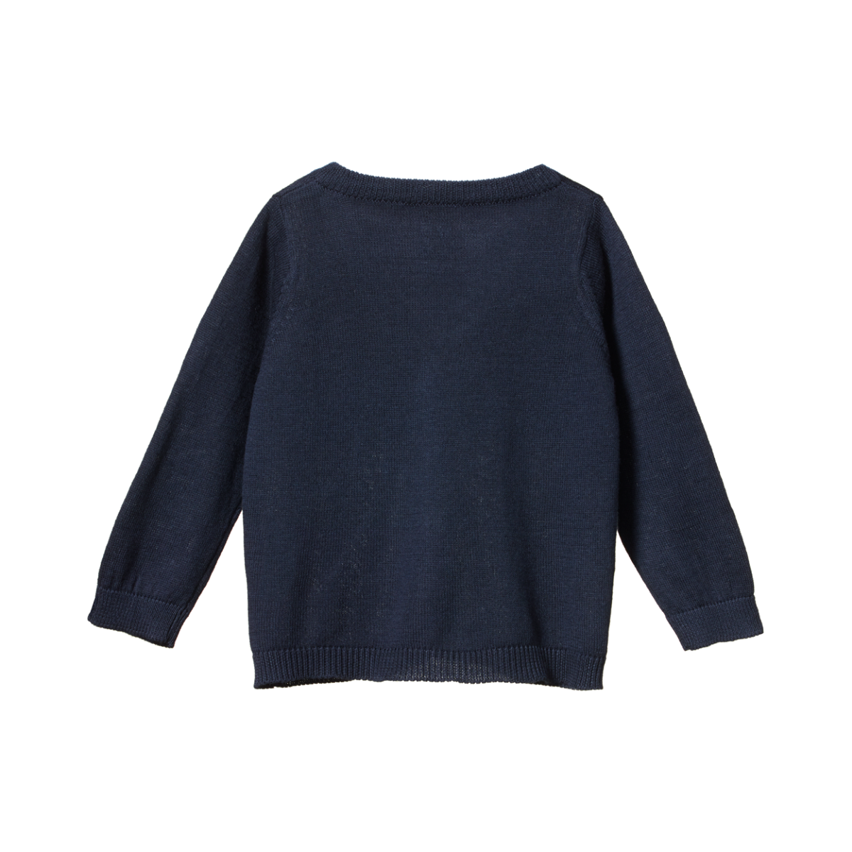 Cardigan / Light Cotton Knit - Navy
