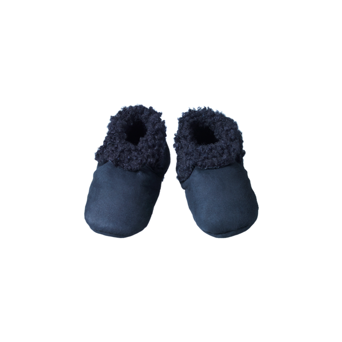 Lambskin Booties | Navy