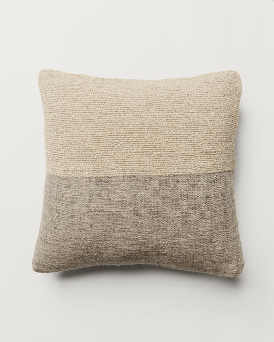 Ada Woven Cushion | Natural / Charcoal