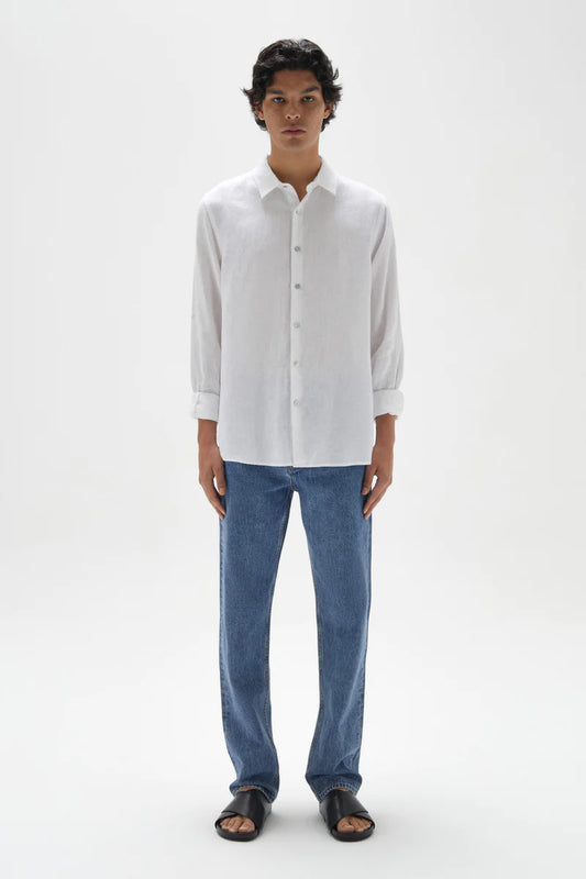 Casual Linen Shirt | White