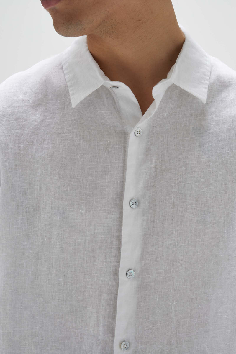 Casual Linen Shirt | White