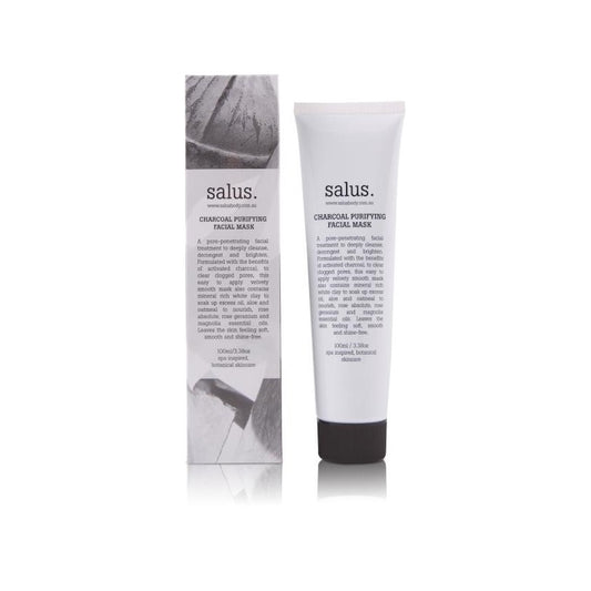 Facial Mask / Purifying - Charcoal + Wash Cloth Set