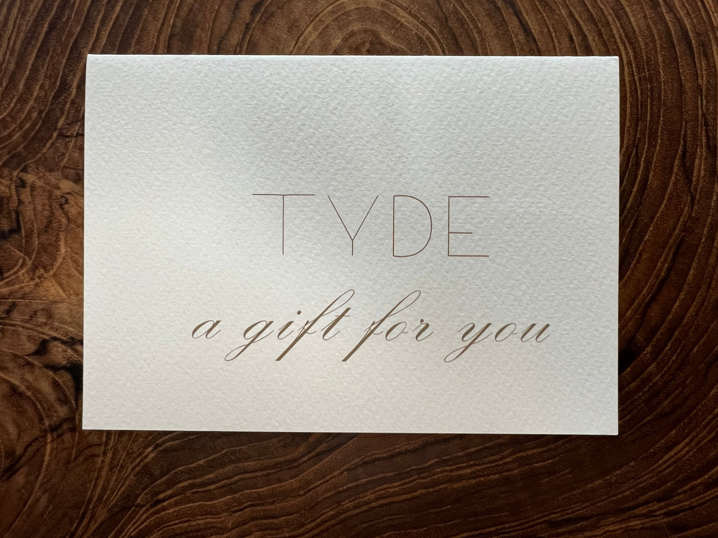 TYDE / Gift Voucher