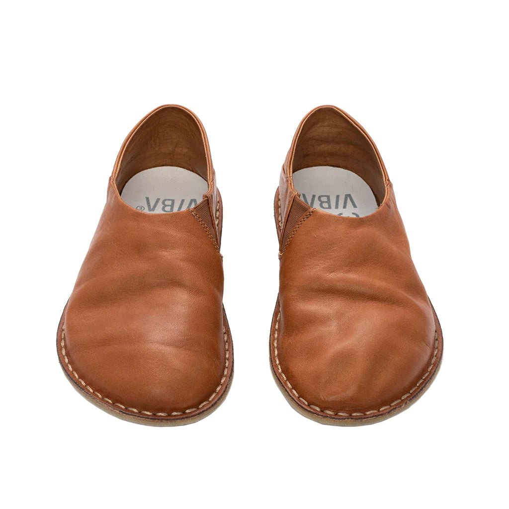 VIBAe Footwear / Zuma Leather - Cognac Brown