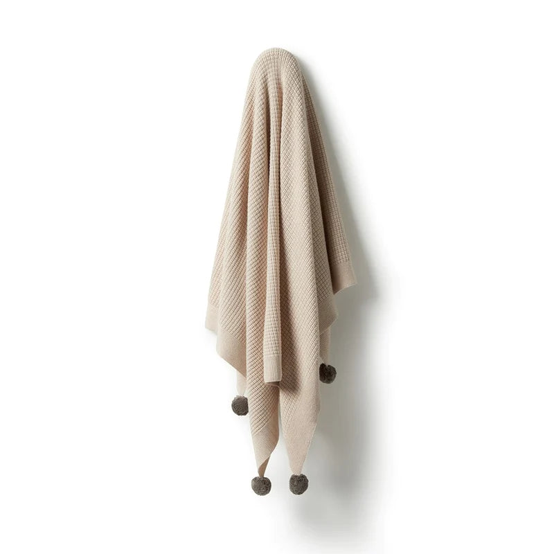 Knitted fleck Blanket