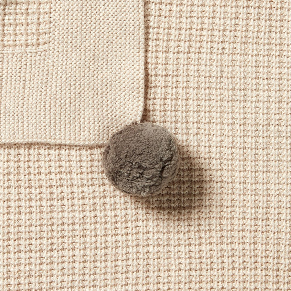 Knitted fleck Blanket