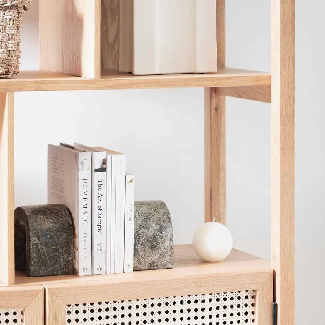 Textured Sphere Candle | Warm White