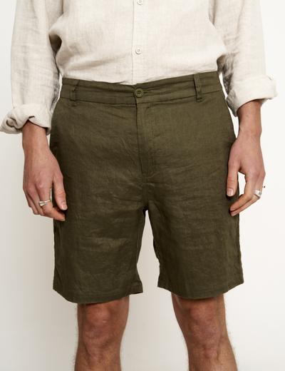 Tanner Linen Shorts | Fatigue