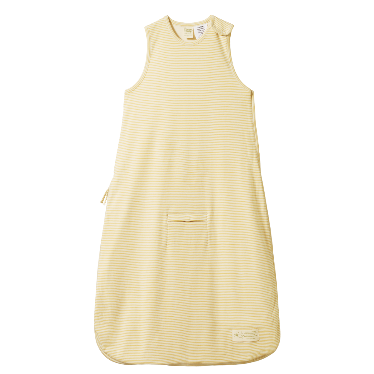 Sleeping Bag / Organic Cotton - Sand Pinstripe