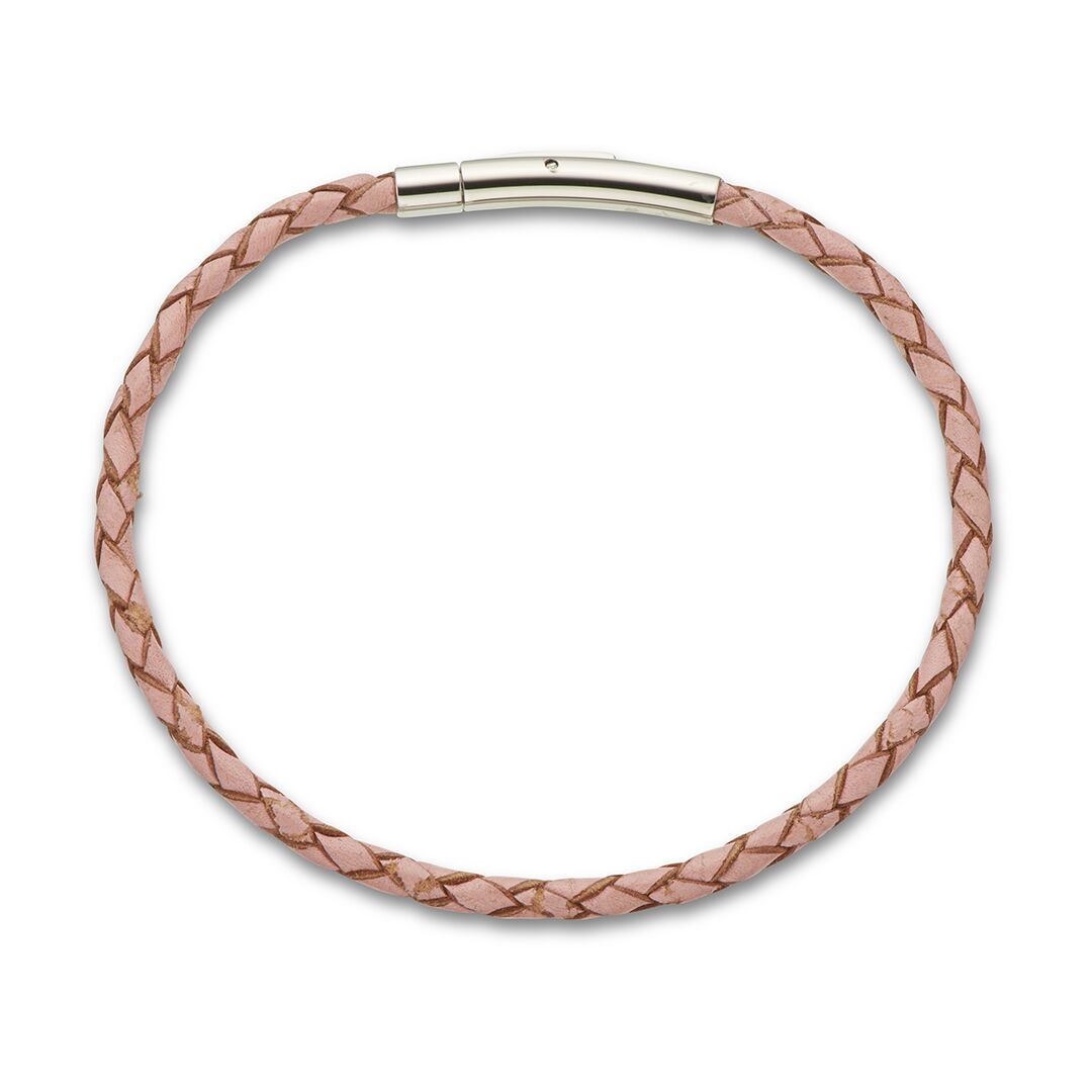 Fine Leather Plaited Bracelet