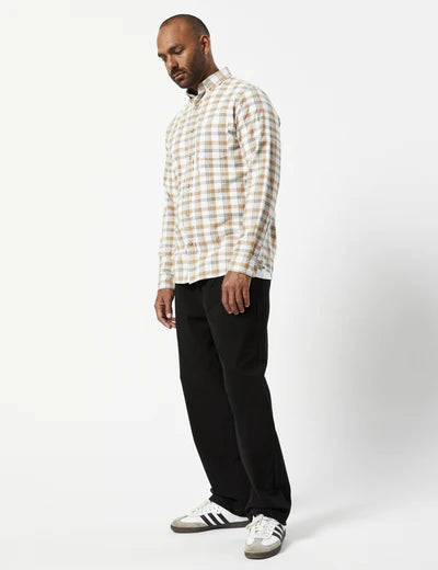 Oxford LS Shirt Plaid | White Multi