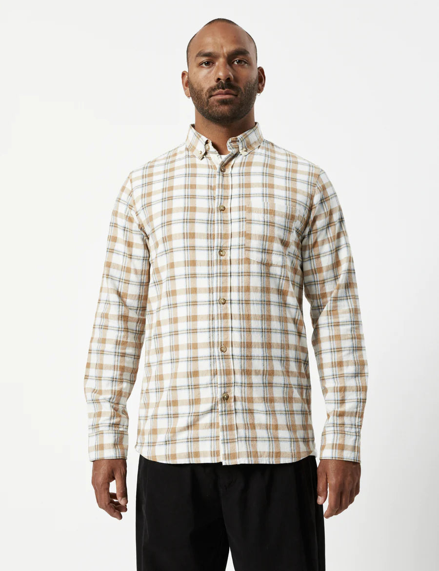 Oxford LS Shirt Plaid | White Multi