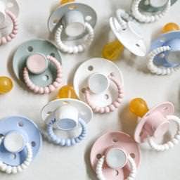 "Bubble" Dummies / Baby Blue + Navy (Size 2)