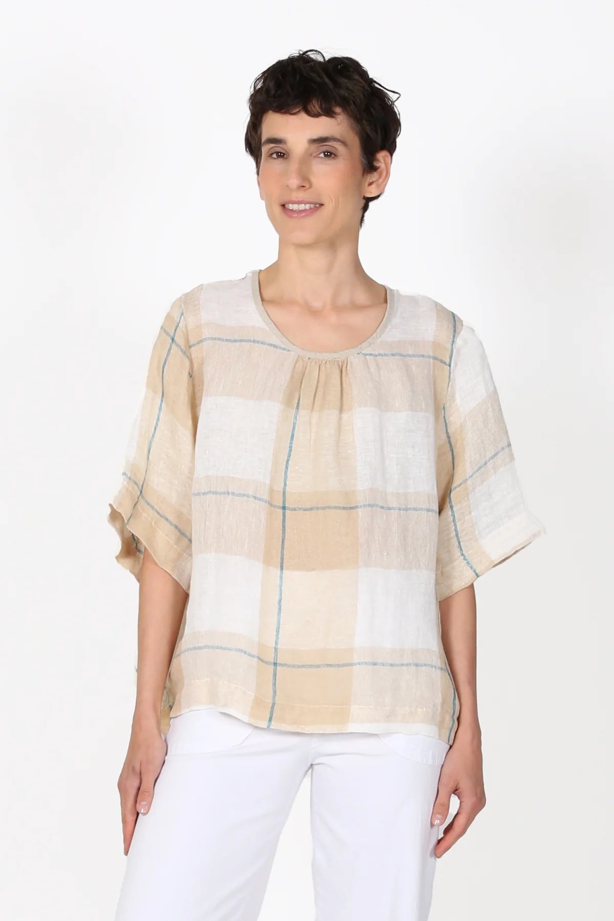 Echo Top / Sand in Linen