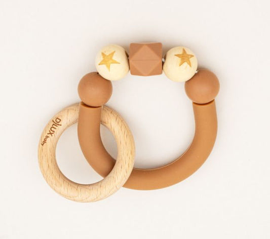 Giggles Silicon Wood Teether