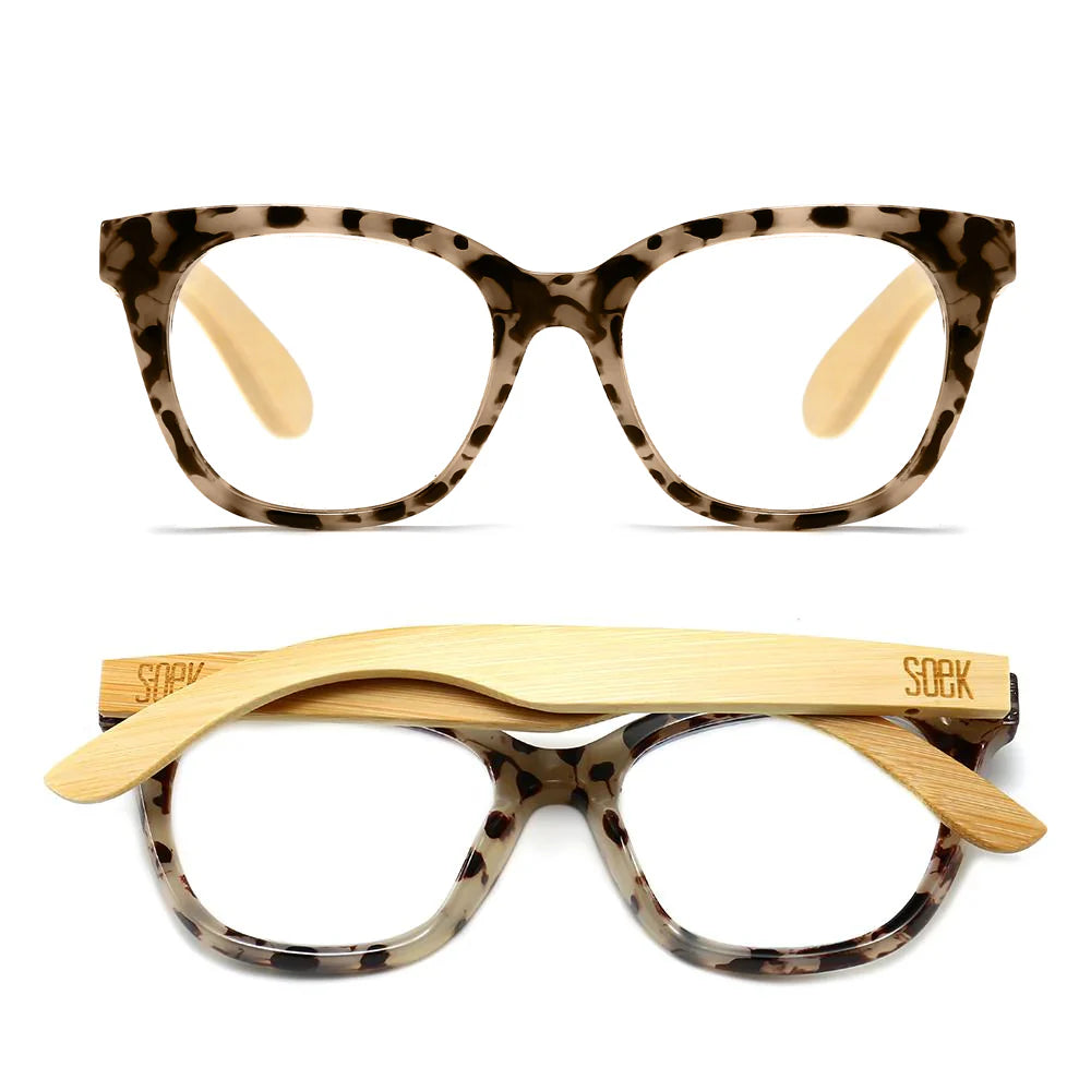 Glasses / Lila Grace Ivory Tortoise - Magnifying Reader